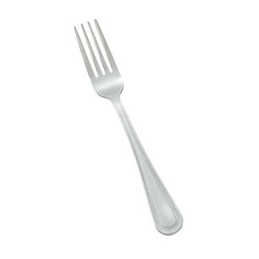 Winco 0005-05 Dinner Fork, 7-3/8", 18/0 stainless steel, heavy weight, mirror finish, Dots