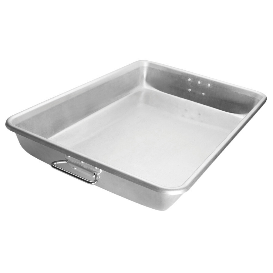 Winco ALRP-1826H  Bake/Roast Pan, 25-3/4&quot; x 17-3/4&quot; x 3-1/2&quot; deep, rectangular, with handles, 2.4mm thick, 12 gauge, heavy-duty, aluminum