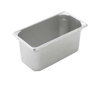 Vollrath 30362 Super Pan V 1/3 Size Anti-Jam Stainless Steel Steam Table - 6&quot;