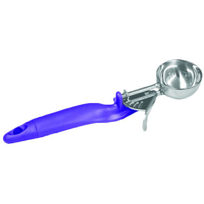Thunder Group SLDS040L Disher, 3/4 oz., #40, lever, ergonomic handle, 18/8 stainless steel, orchid