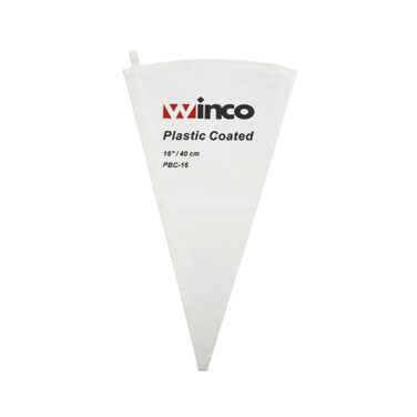 Winco PBC-16 , Pastry Bag cotton outside, polyurethane coated inside 6  Pastry Bag, 16", cotton outside, polyurethane coated inside