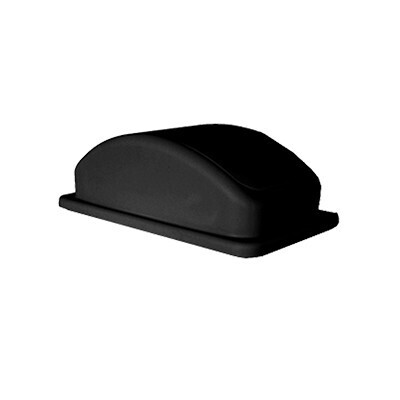 Thunder PLTC023KL  Trash Can Lid, rectangular, secure snap-on, swing door, plastic, black (for PLTC023K)