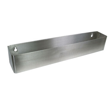 John Boos UBSR1-24 Underbar Speed Rail Single 24"W Keyhole Mount