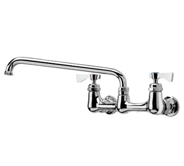 Krowne 14-808L Royal Series Faucet, Splash-Mounted, 8" Centers,  8" Swing Spout