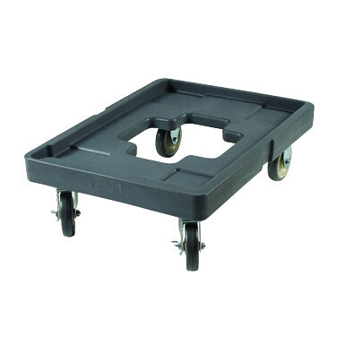 Winco IFT-1D Dolly, for IFT-1 food carrier, with cargo strap, gray