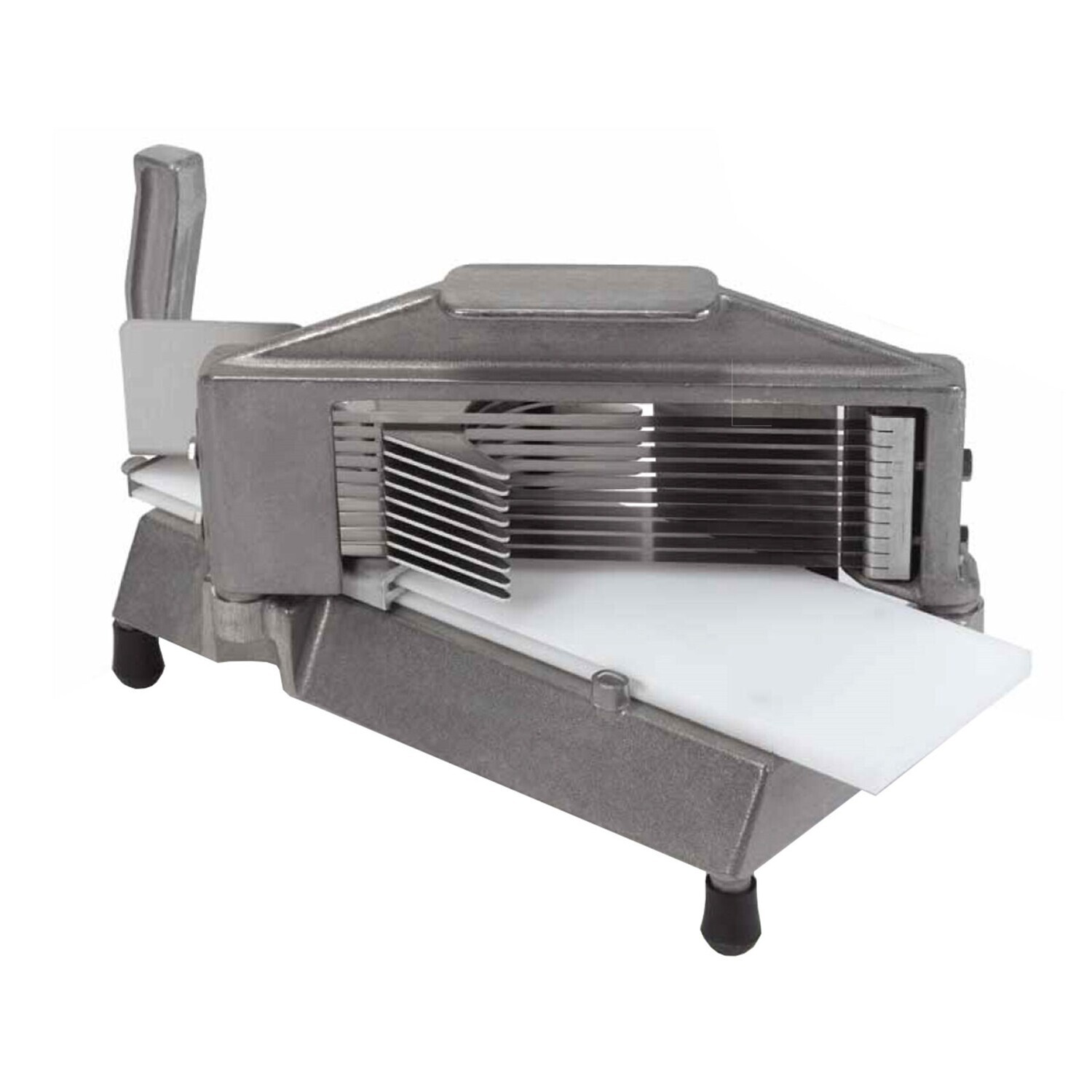 Nemco 55600-1 Easy Tomato Slicer™, manual, 7-1/4&quot;W x 15-1/4&quot;D x 8-1/4&quot;H closed dimensions, 3/16&quot; slice, stainless steel blades, self-lubricating track, vertical handle, protective guards, polyethylene