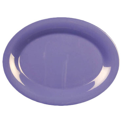 Thunder CR209BU Platter, 9-1/2" x 7-1/4", oval, break-resistant, dishwasher safe, melamine, purple