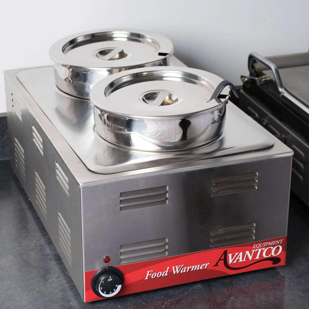 Winco ADP-808 Adapter Plate, 21&quot;W x 13&quot;D, (2) 8-3/8&quot; holes, fits 7 qt. insets, stainless steel