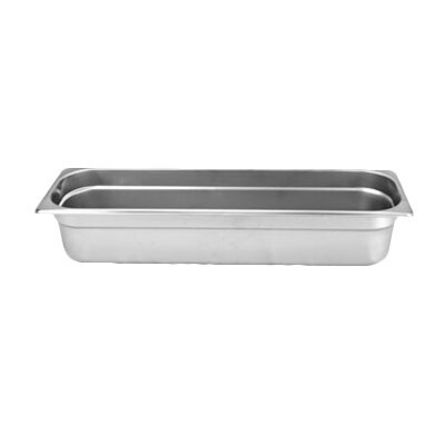 Thunder STPA3124L  Steam Table Pan, 1/2 size long, 4" deep, anti-jam, 24 gauge, 18/8 stainless steel