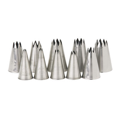 Royal Industries PST4ST Decorating Tip Star, Size 4, Stainless Steel