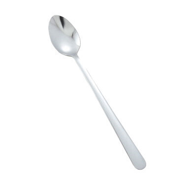 Winco 0002-02 Iced Tea Spoon, 8&quot;, 18/0 stainless steel, medium weight, vibro finish, Windsor