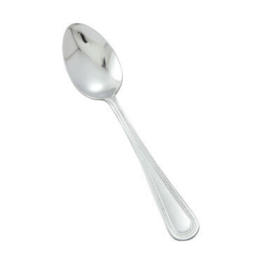 Winco 0005-01 Teaspoon, 6-1/4", 18/0 stainless steel, heavy weight, mirror finish, Dots