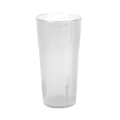 Thunder PLTHTB020C  Tumbler, 20 oz., textured exterior, scratch and impact resistant, stackable, dishwasher safe, plastic, clear