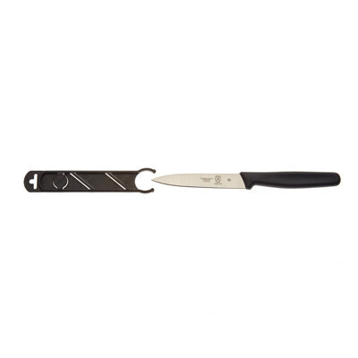 Mercer M33933B Culinary Bar Knife Pointed Tip Flat Edge 4&quot;