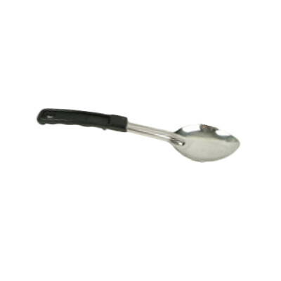 Thunder SLPBA-111  Basting Spoon, 11&quot; L, solid, easy grip Bakelite® handle, safety notch, heat resistant to 320°F, heavy-duty stainless steel