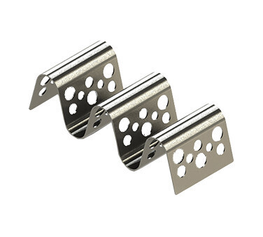TableCraft TRSP23 Taco Taxi Server, Holds 2-3 Tacos, Circle Pattern,  5.50&quot; x 2.25&quot;