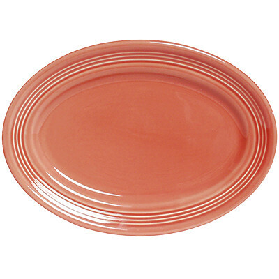 Tuxton CNH-116 Platter, 11-1/2" x 8-3/8", oval, wide rim, microwave &amp; dishwasher safe, oven proof, fully vitrified, lead-free, ceramic, Concentrix - 12/Case