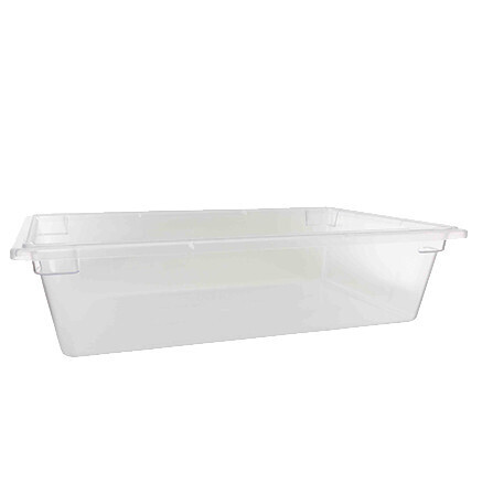 Thunder Group PLFB182606PC Food Storage Box, 8-3/4 gallon, 18&quot; x 26&quot; x 6&quot;, withstands temperature -40° to 210°F, shatter and scratch resistant, dishwasher safe, polycarbonate, clear