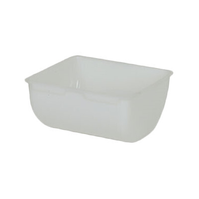 Thunder Group SLINS001  Condiment Server Insert, 2 pint, plastic, dishwasher safe, white