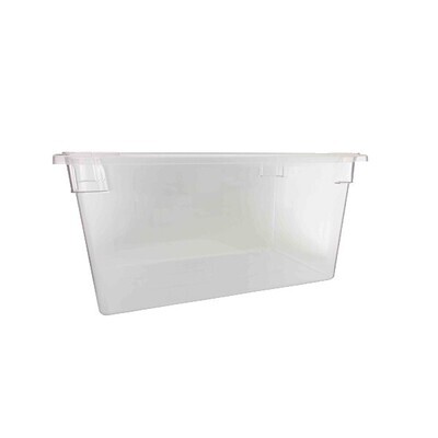 Thunder Group PLFB182612PC Food Storage Box, 17 gallon, 18" x 26" x 12", withstands temperature -40° to 210°F, shatter and scratch resistant, dishwasher safe, polycarbonate, clear