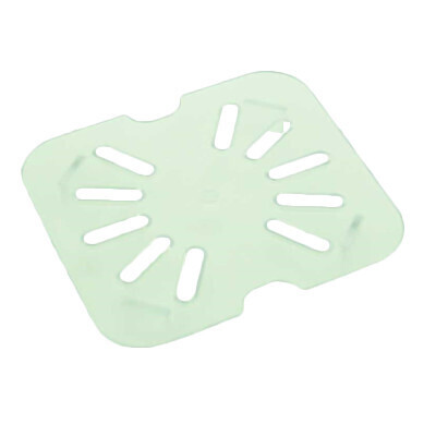 Thunder PLPA7160DS  Drain Shelf, 1/6 size, scratch resistant, dishwasher safe, polycarbonate, clear,