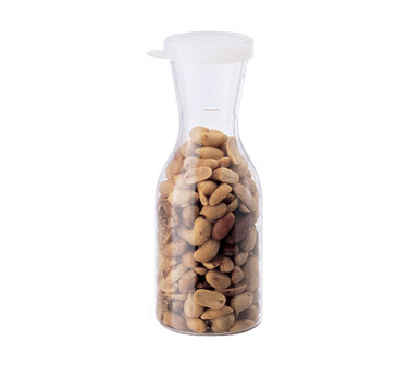 Cambro WW250CW135  Plastic Beverage Decanter with Lid,  8.5 oz.