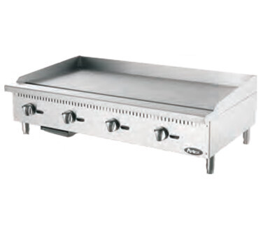 Atosa ATMG-48-NG CookRite Heavy Duty Griddle Countertop, 4 Burners, 48&quot;