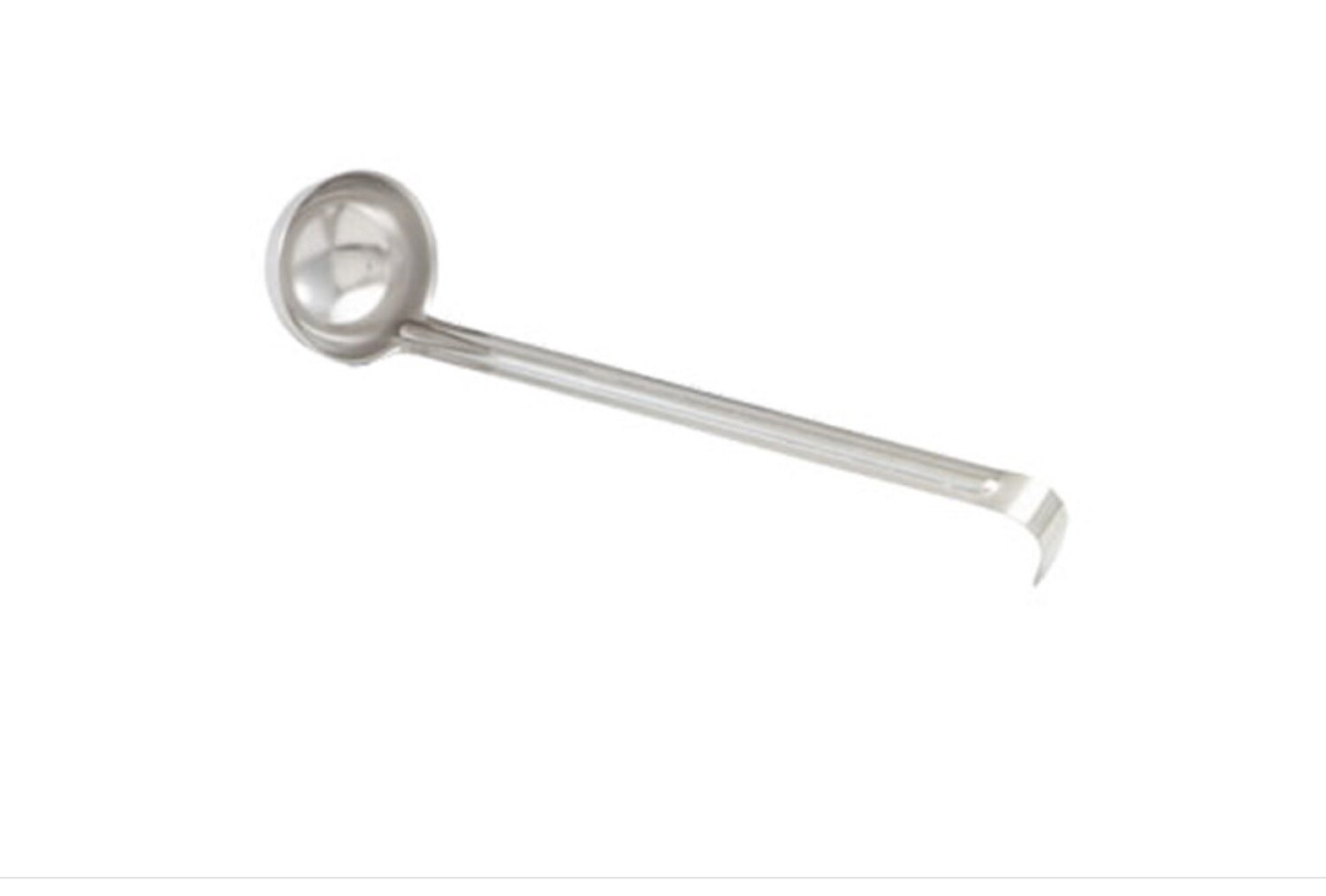 Vollrath 46812 Ladle, 2 oz., one-piece, stainless with grooved &amp; hooked handle, 2-17/32&quot; bowl dia., 11&quot; handle length, imported