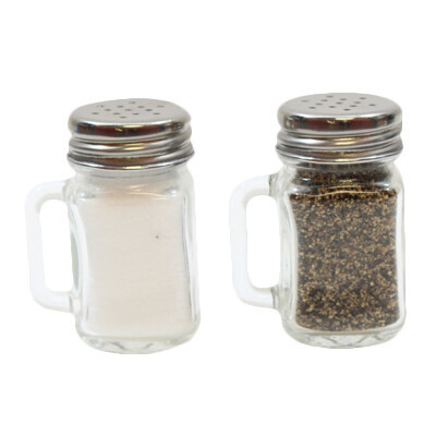 TableCraft Cash & Carry C170-12 Mini Mason Salt & Pepper Shaker, 1.5 oz