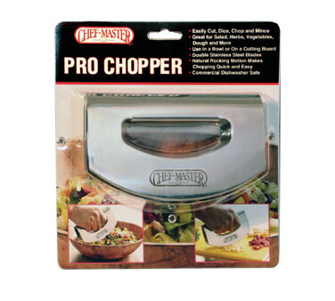 Chef Master 90017 Pro Chopper, Double Bladed with  Open Handle