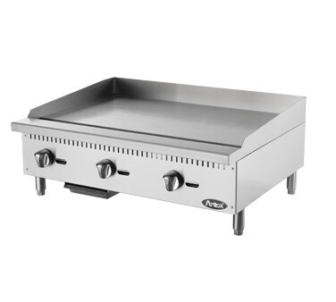 Atosa ATMG-36-NG  CookRite Heavy Duty Griddle, Countertop, 3 Burners, 36&quot;, Natural Gas
