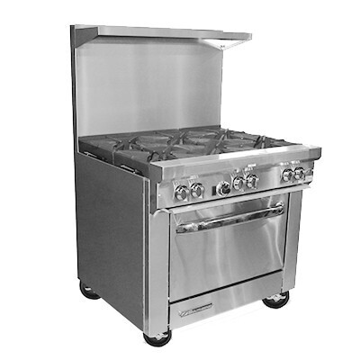Southbend 4361D Ultimate Gas Range with Standard Oven, 6 Burner, 36″