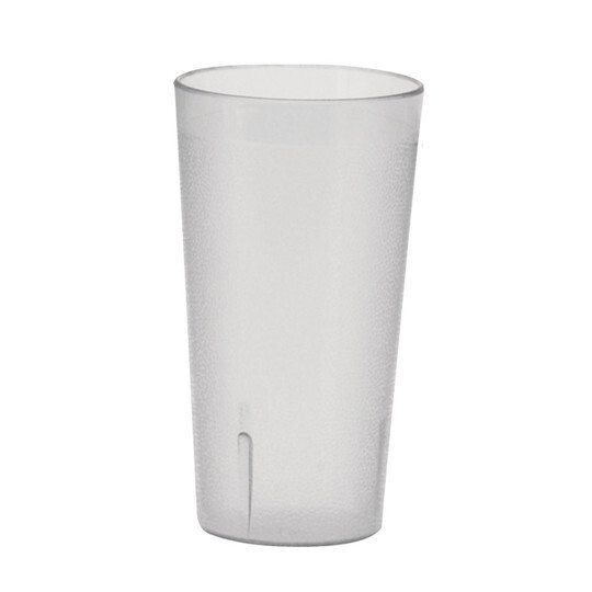 Winco PTP16C Pebbled Tumbler, Break-Resistant, Clear, 16 oz.