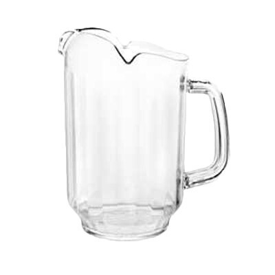 Thunder Group PLWP064CL  Water Pitcher, 64 oz., three spout, polycarbonate, clear