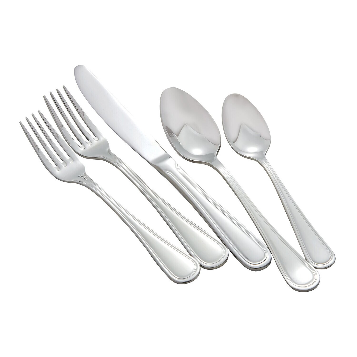 Winco 0030-08  Dinner Knife, 9-1/4&quot;, 18/8 stainless steel, solid handle, extra heavy weight, mirror finish, Shangarila