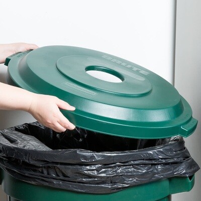 Rubbermaid 1788376 Recycling Lid With Hole 32 gal.