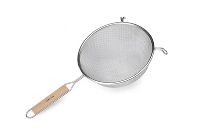 Vollrath 47199 Strainer, Wire Mesh, 10-1/4&quot; diameter, medium double mesh, retinned, 9&quot; lacquered handle, imported