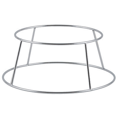 Winco SFR-4 Seafood Tray Rack, Chrome Plated, 7-3/8&quot; Top dia., 9-5/8&quot; Bottom dia., 4-3/8&quot;H