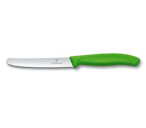 Victorinox Utility Knife, Green Handle,  4-1/2”