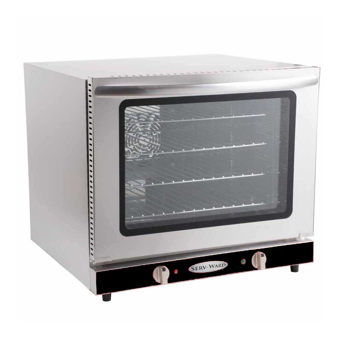 Serv-Ware ECO-66 Convection Oven, Countertop. Single Deck, Electric
