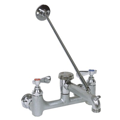 John Boos PBF-SS-6 Service Sink Faucet, Vacuum Breaker Nozzle, 3-4" Garden Hose Thread