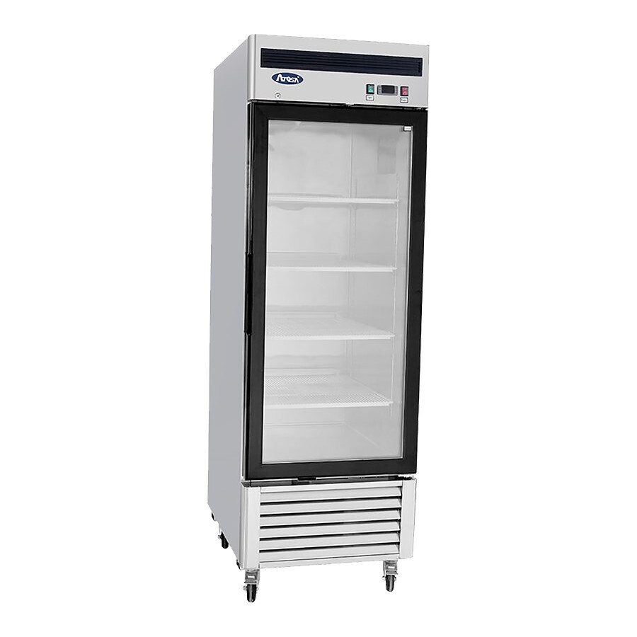 Atosa MCF8701GR Freezer Merchandiser, One Section, Self-Contained