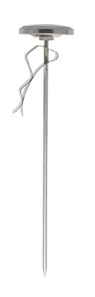Taylor 8215-N Bi-Therm Pocket Thermometer, Dial,  8&quot; Stem, Temp Range 0 to 220 F