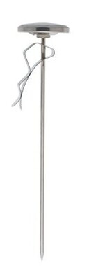 Taylor 8215-N Bi-Therm Pocket Thermometer, Dial,  8" Stem, Temp Range 0 to 220 F