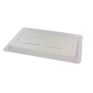 Thunder Group PLFBC1218PC Lid, fits 1/2 size storage box, withstands temperature -40° to 210°F, shatter and scratch resistant, dishwasher safe, polycarbonate, clear