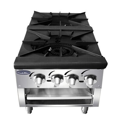 Atosa ATSP-18-2L CookRite Low Stock Pot Range, Gas, 2 Cast Iron Burners