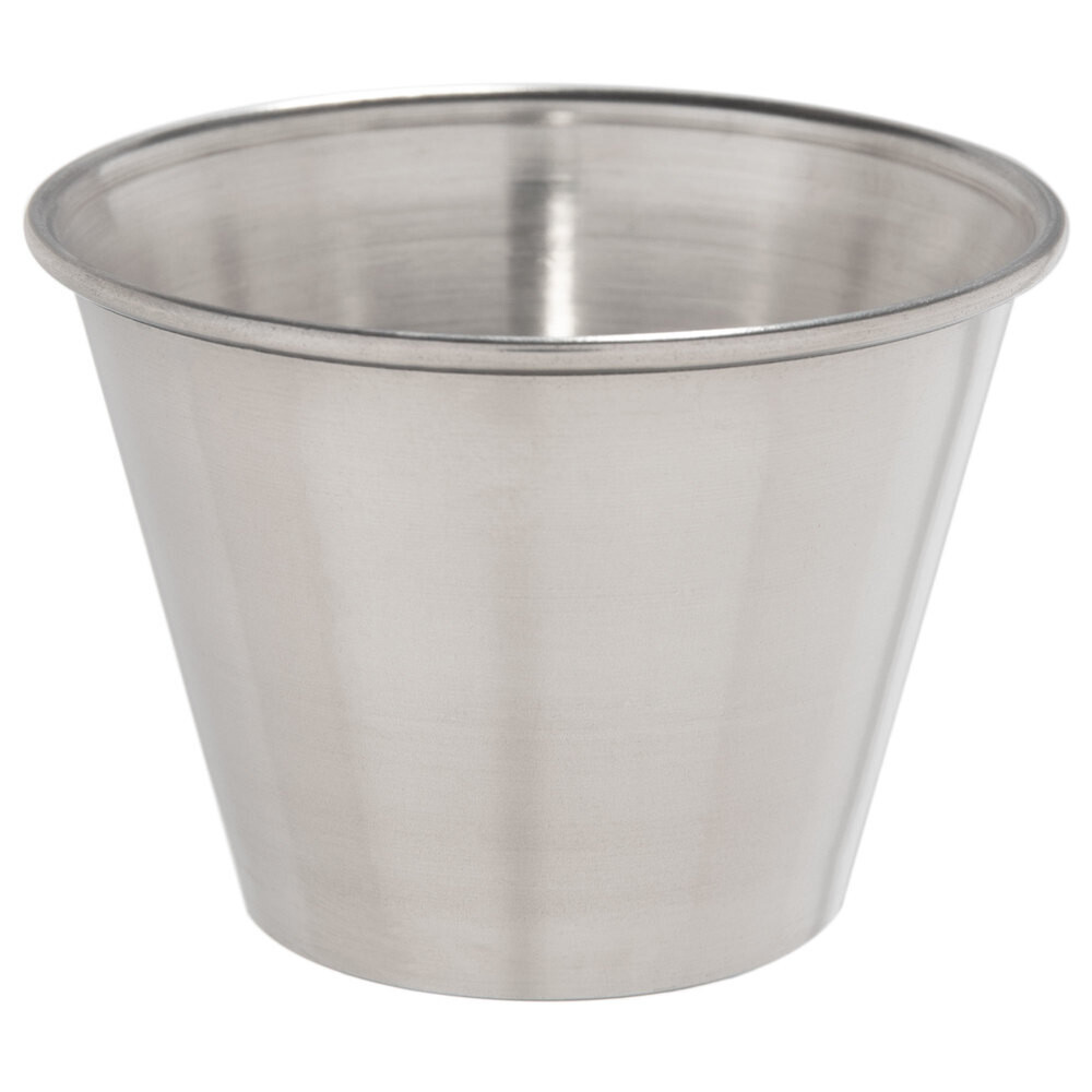Thunder SLSA-002 Sauce Cup, 2-1/2 oz. capacity, stainless steel, mirror-finish