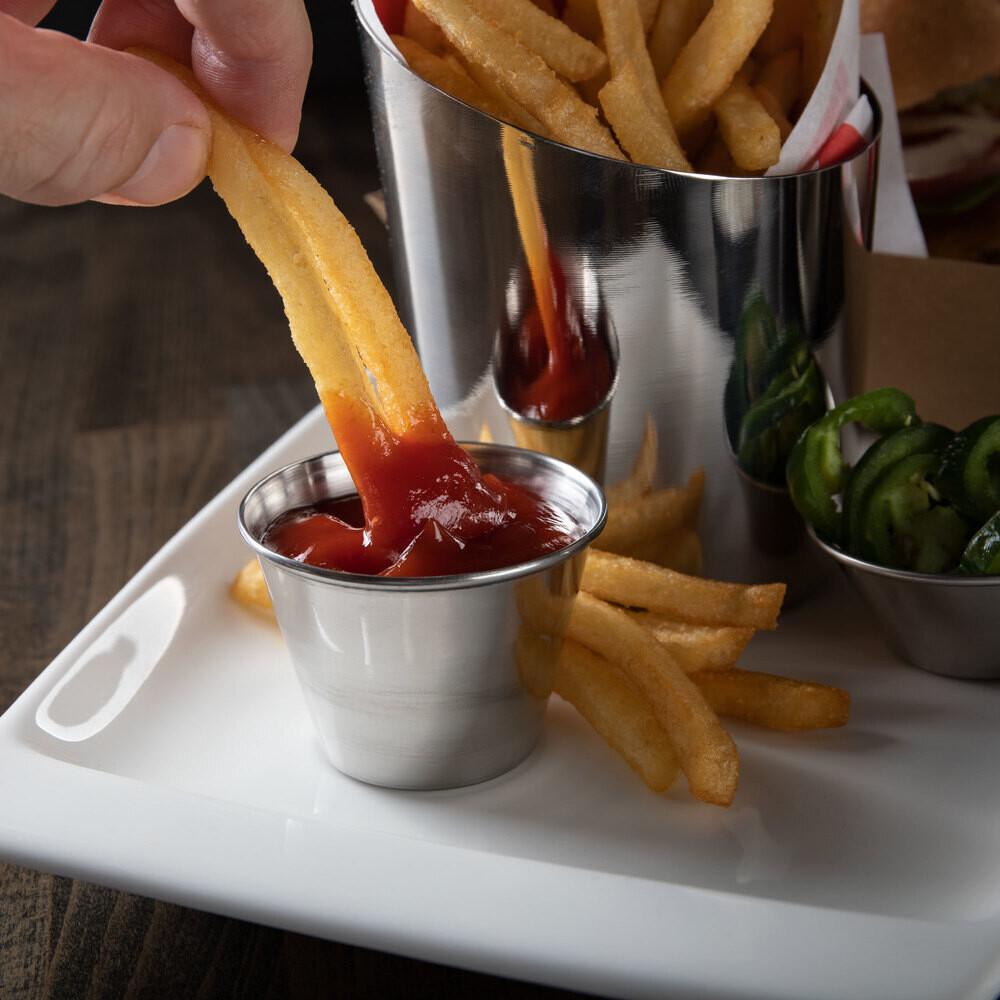 Thunder SLSA-002  Sauce Cup, 2-1/2 oz. capacity, stainless steel, mirror-finish