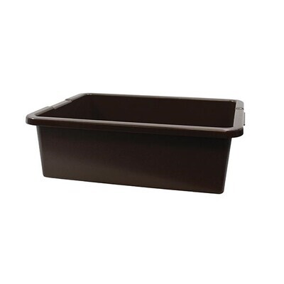 TableCraft 1557B Heavy Duty Tote/Bus Box, 7&quot;, Black