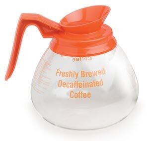 Royal Industries BLM8901  (ROY CD 8889) Glass Decaf Coffee Decanter